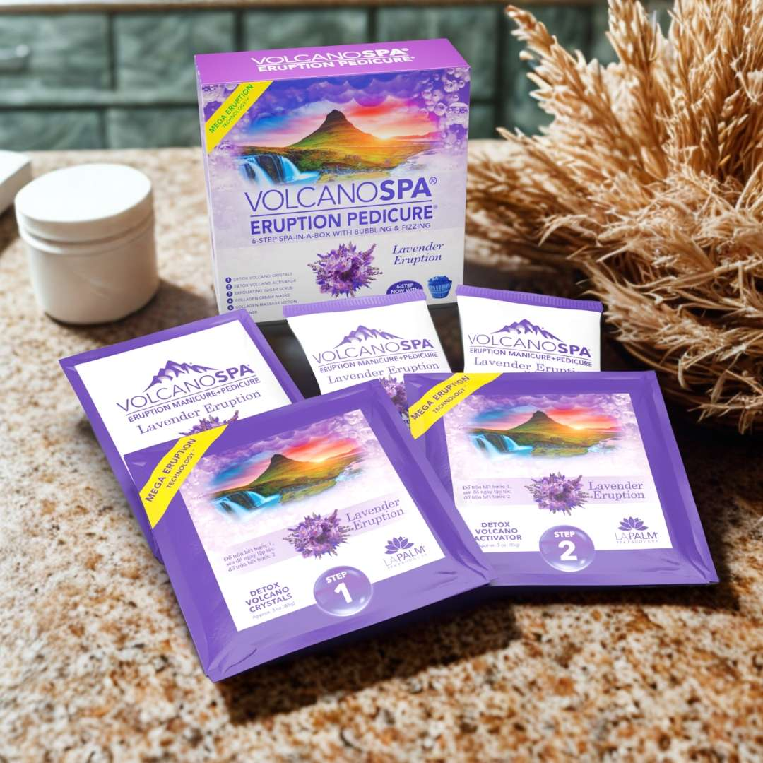 Volcano Spa® Eruption Manicure & Pedicure – Lavender Eruption