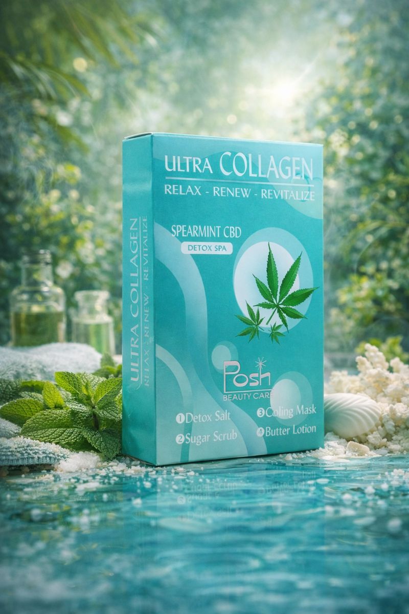 ULTRA COLLAGEN Spearmint CBD Detox Spa